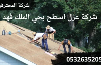 افضل شركة عزل اسطح بحي الملك فهد